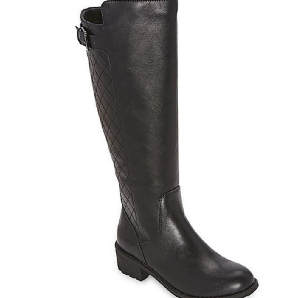 Black Knee High Boots - Size 7 1/2